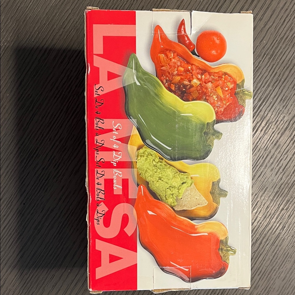 Clay Art La Mesa Set of 4 Dip Bowls